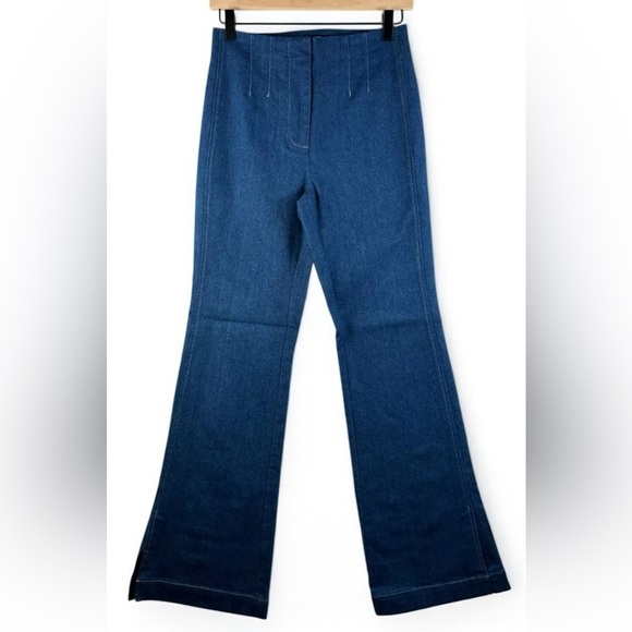 Jason Wu Womens Jeans Blue Denim Boot Cut Mid Rise Casual Medium Wash Size 10 - Picture 1 of 10